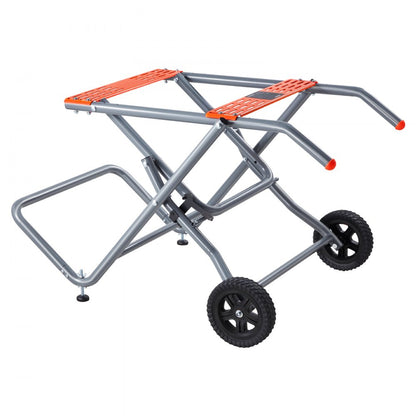 HS6805 - Heavy-Duty Steel Table Saw Stand with Wheels, 350 lbs Capacity