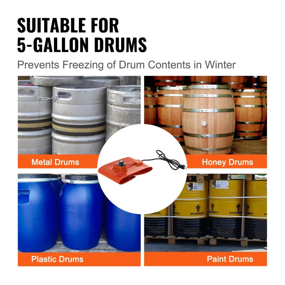 DHB-5-KT-7.75 - VEVOR 5 Gallon Waterproof Heating Blanket for Buckets