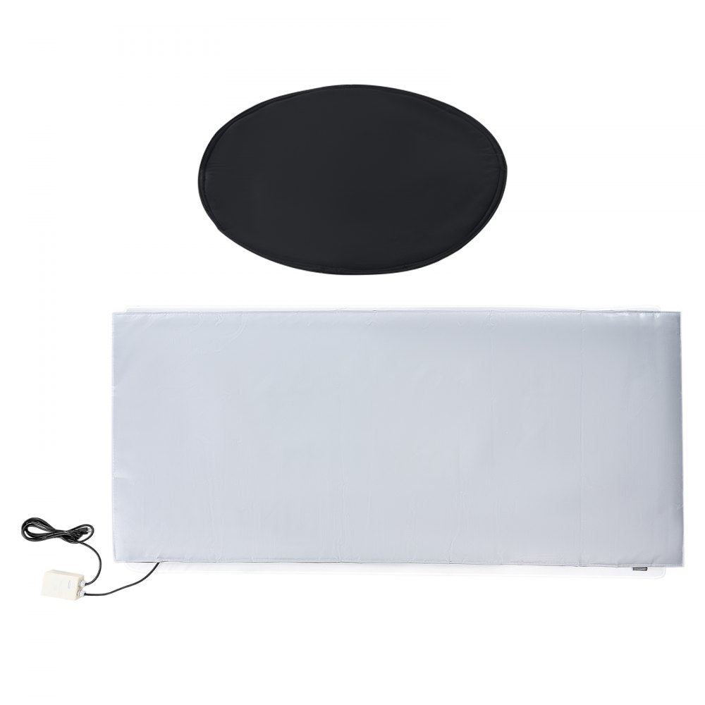 DHM-55-DT - VEVOR Waterproof 55 Gal Drum Heater, 1300W Adjustable温度