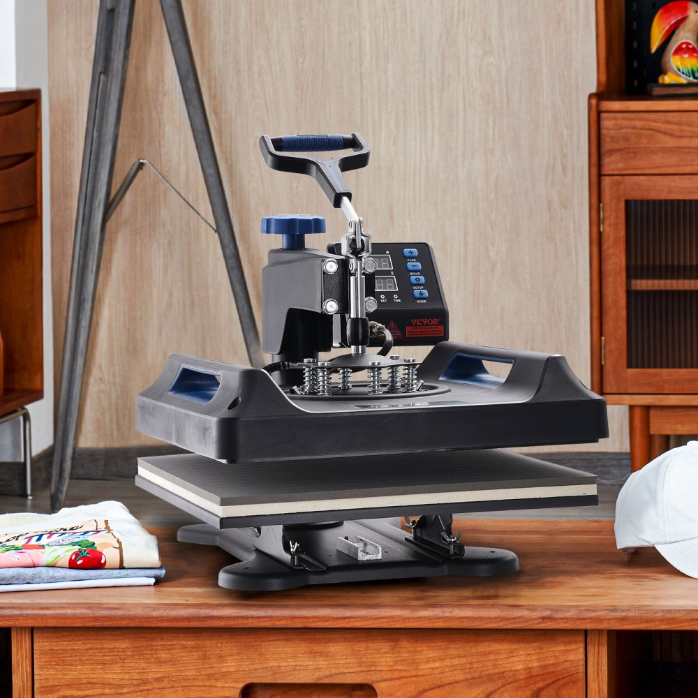 010379505996 - 15x15 VEVOR Heat Press with Digital Controls & Swing Away Arm