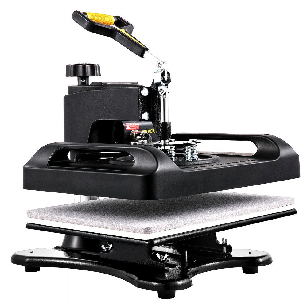 010839311467 - 15x15 Inch VEVOR Heat Press with Dual Heating Technology