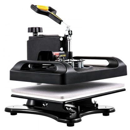 010839311467 - 15x15 Inch VEVOR Heat Press with Dual Heating Technology