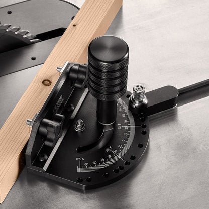 TN-1122A - Adjustable Miter Gauge for Accurate Cuts, Fits 3/4'' x 3/8'' Slots