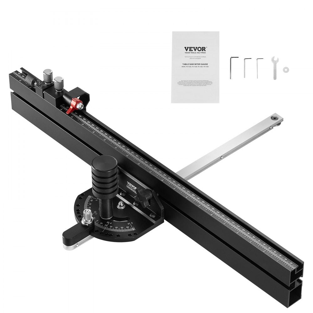 TN-1122C - Durable Aluminum Miter Gauge for Accurate Woodworking Cuts