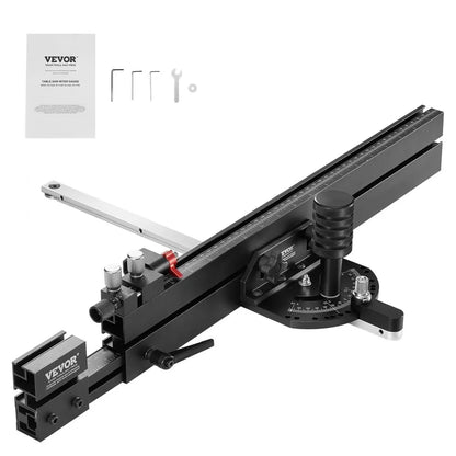 TN-1122D - High-Precision Miter Gauge for Woodworking with 70° Angle Adjustments