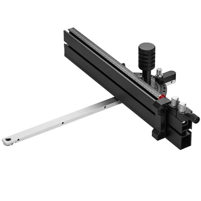 TN-1122B - Durable Aluminum Miter Gauge for Precision Woodworking with 15 Stops