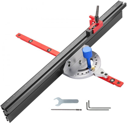 600 mm - Precision Miter Gauge with 60° Angled Ends for Table Saws