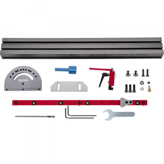 600 mm - Precision Miter Gauge with 60° Angled Ends for Table Saws