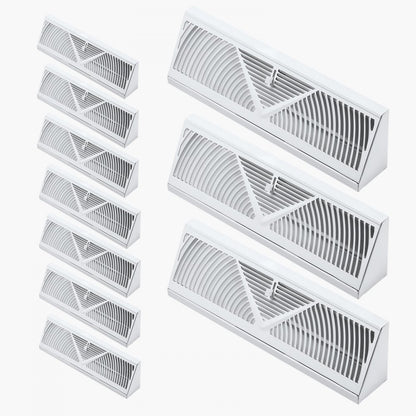 BB15-10PK - 10-Pack Metal Floor Vents for Stylish Airflow Control