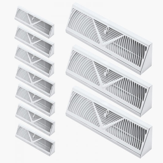 BB15-10PK - 10-Pack Metal Floor Vents for Stylish Airflow Control