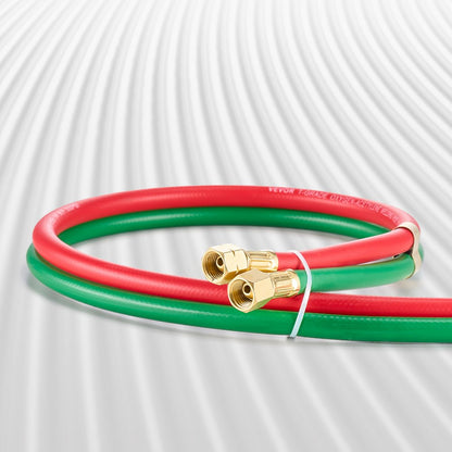 TTW14100A - 100FT Dual Welding Hose, 1/4-Inch, 300 PSI Durable Rubber