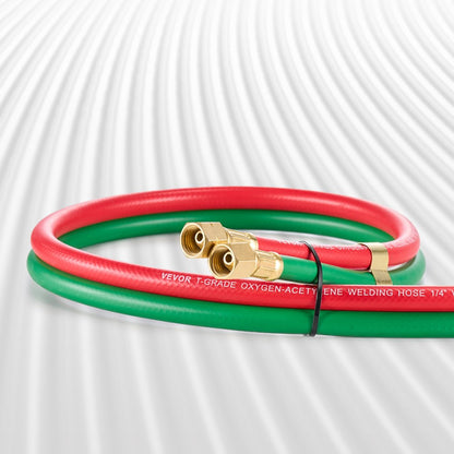 TTW1415A - 15FT Twin Hose for Oxygen & Acetylene, 1/4-Inch, 300 PSI