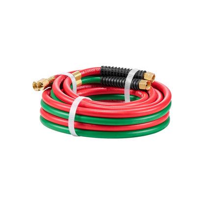 TTW1415A - 15FT Twin Hose for Oxygen & Acetylene, 1/4-Inch, 300 PSI