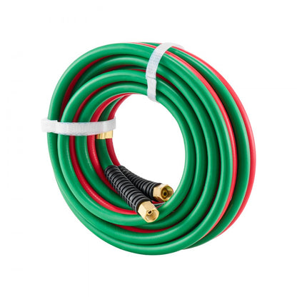 TTW1415A - 15FT Twin Hose for Oxygen & Acetylene, 1/4-Inch, 300 PSI
