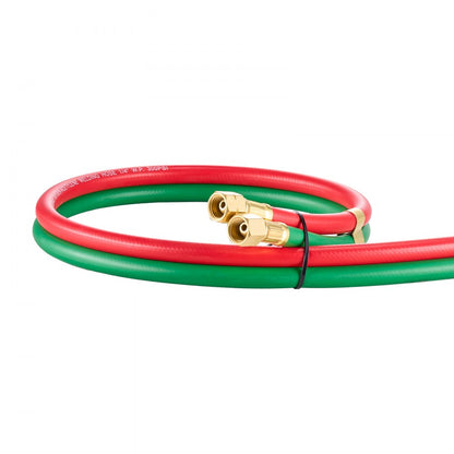 TTW1425A - Durable 1/4" x 25FT Twin Welding Hose for Oxygen & Acetylene
