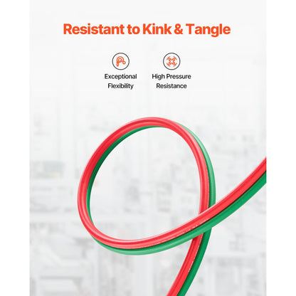 TTW1450A - Durable 50FT x 1/4" Twin Hose with 300 PSI Pressure