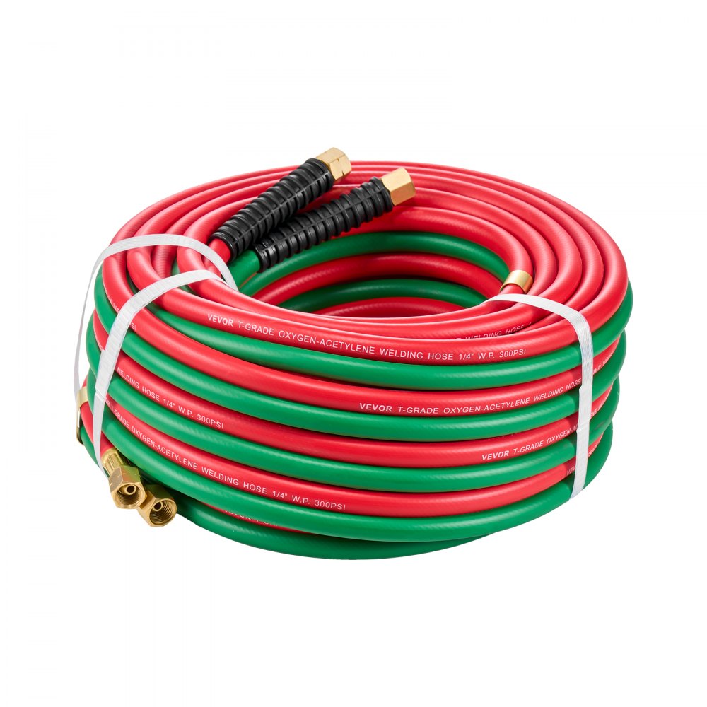 TTW1450A - Durable 50FT x 1/4" Twin Hose with 300 PSI Pressure