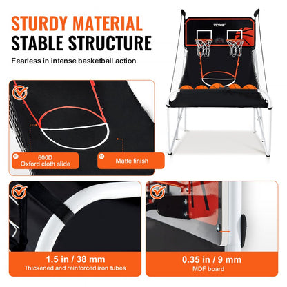 LW2312001 - Durable Foldable Basketball Arcade Game for Family Fun