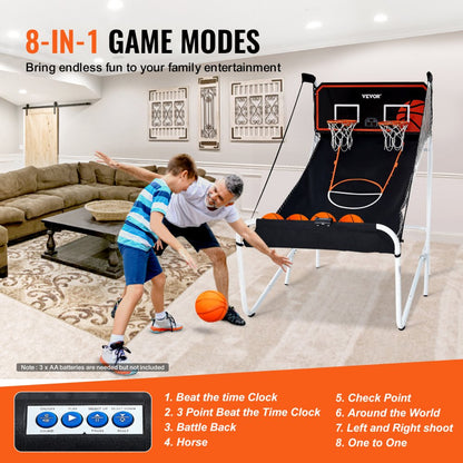 LW2312001 - Durable Foldable Basketball Arcade Game for Family Fun
