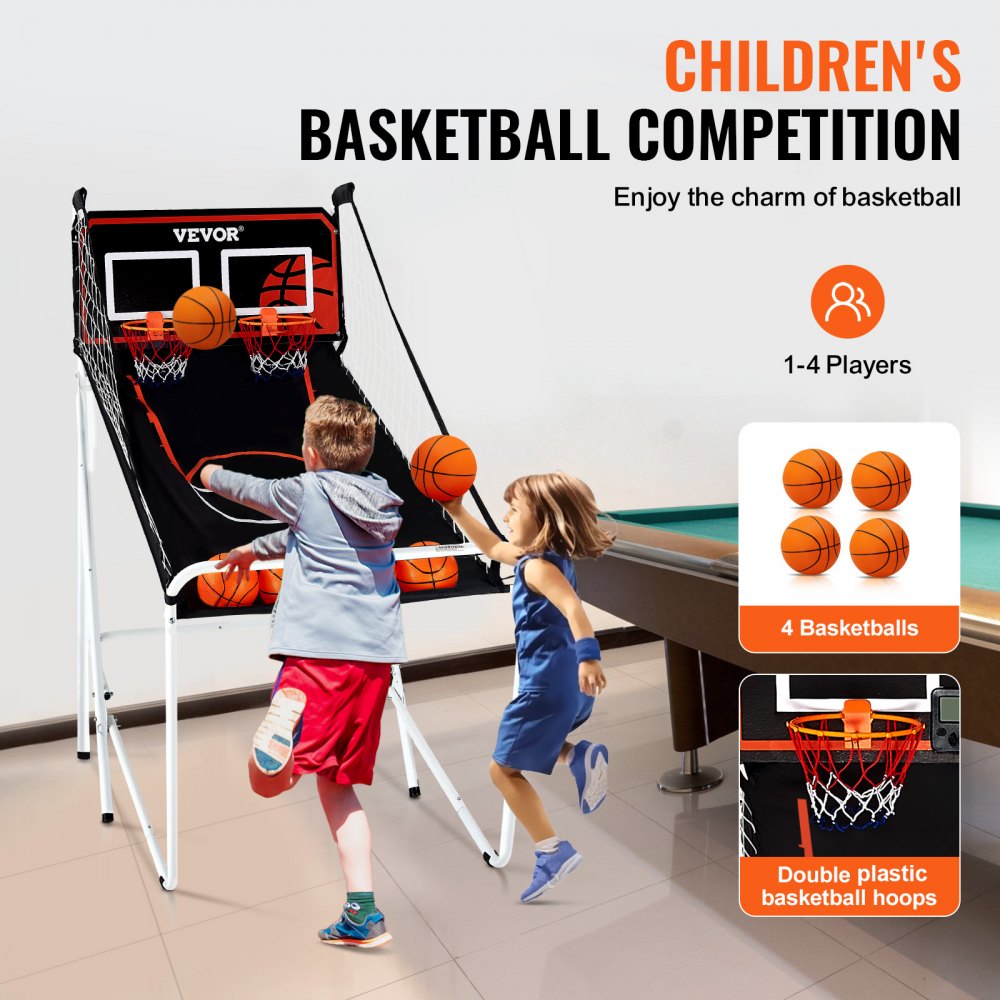 HD055B24003 - Durable Foldable Basketball Game for Kids & Adults