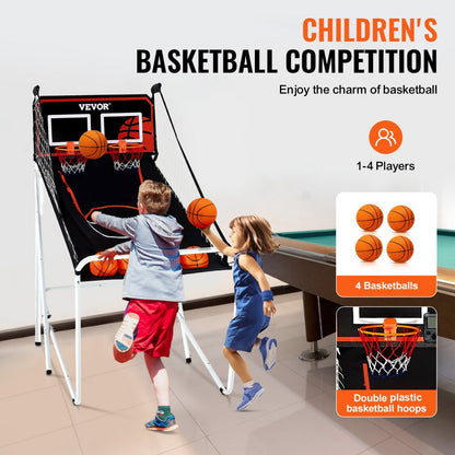 HD055B24003 - Durable Foldable Basketball Game for Kids & Adults