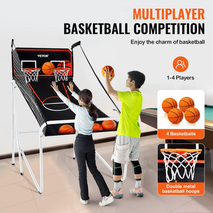 HD081B24002 - Durable Foldable Basketball Arcade Game for All Ages