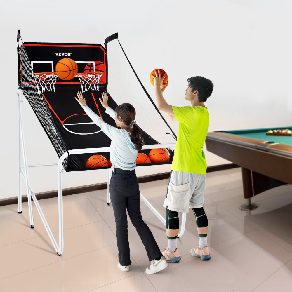 HD081B24002 - Durable Foldable Basketball Arcade Game for All Ages
