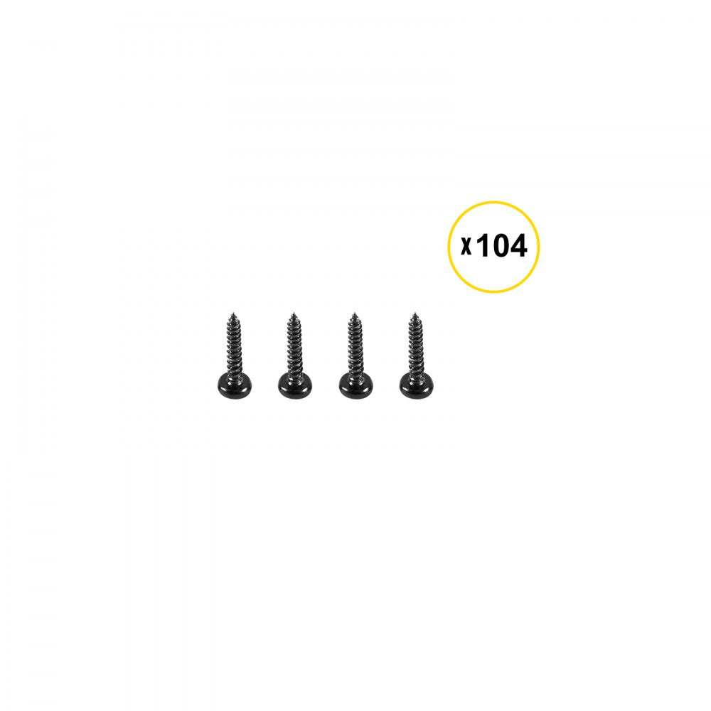 010649198593 - 26 PCS Modern Curved Black Iron Deck Balusters