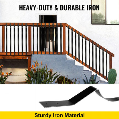 010596937143 - Durable 32.25"x1" Black Iron Deck Spindles with Screws