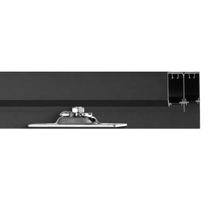 YMXT-XC40-4B - 4ft Aluminum Bypass Door Track Kit with 3-Wheel System
