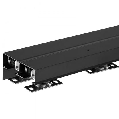 YMXT-XC40-4B - 4ft Aluminum Bypass Door Track Kit with 3-Wheel System