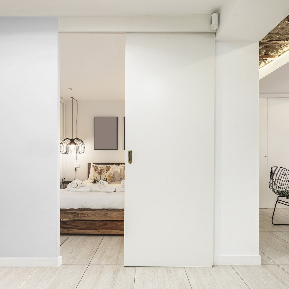 YMXT-XC39-6 - 6ft Aluminum Pocket Door Track Kit, 220lbs Capacity