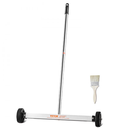 QJ8038 - 17-Inch Magnetic Sweeper with Wheels & Adjustable Handle