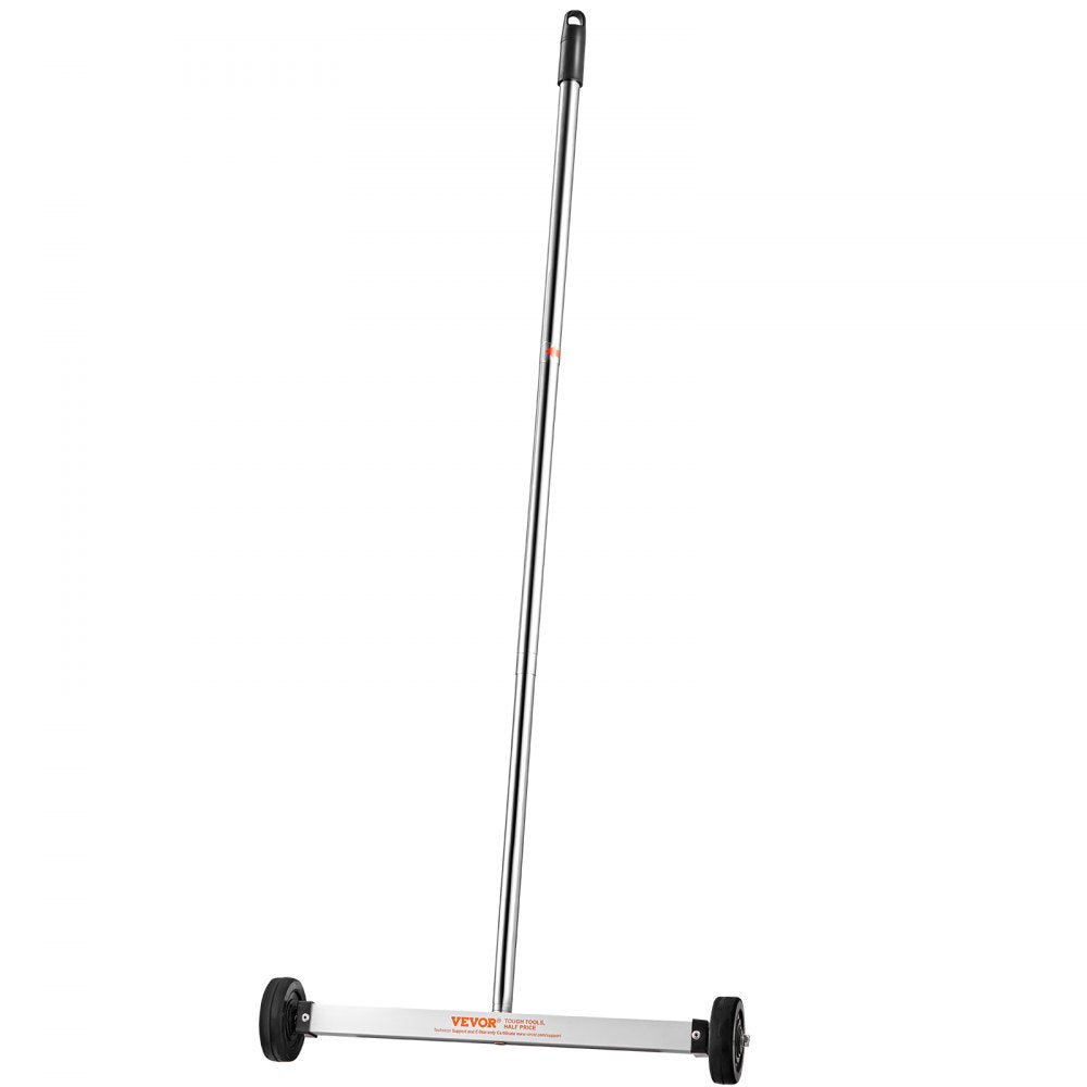 QJ8038 - 17-Inch Magnetic Sweeper with Wheels & Adjustable Handle
