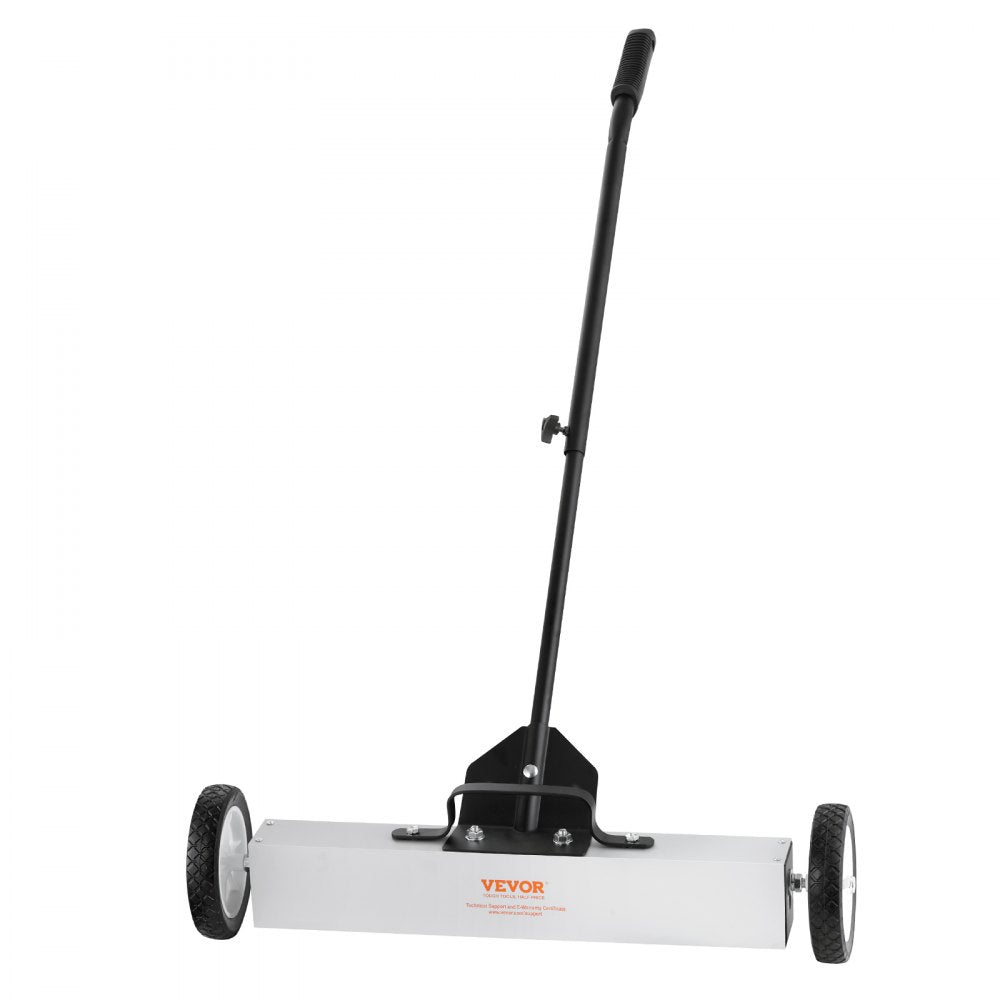 QJ8012-24 - 55Lbs Magnetic Sweeper on Wheels for Easy Metal Cleanup