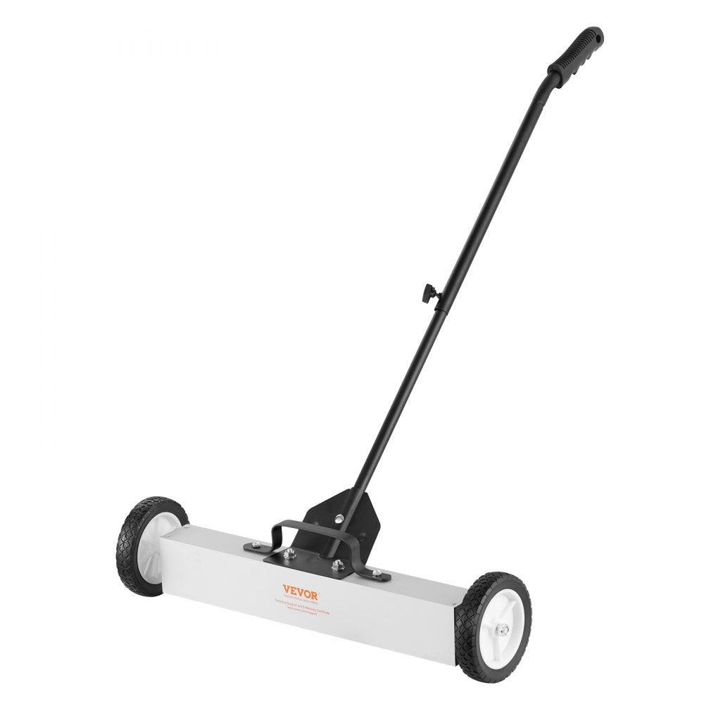 QJ8012-24 - 55Lbs Magnetic Sweeper on Wheels for Easy Metal Cleanup