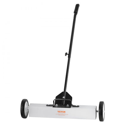 QJ8012-24 - 55Lbs Magnetic Sweeper on Wheels for Easy Metal Cleanup