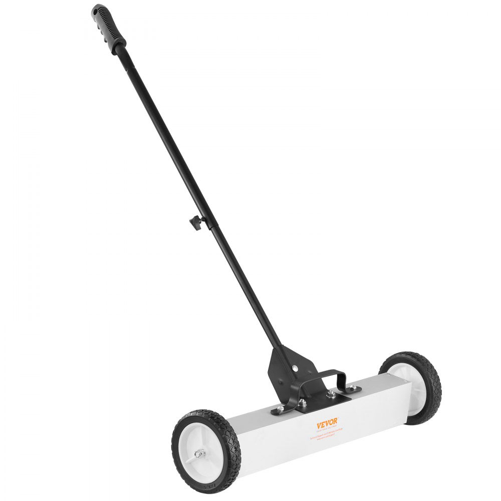 QJ8012-24 - 55Lbs Magnetic Sweeper on Wheels for Easy Metal Cleanup