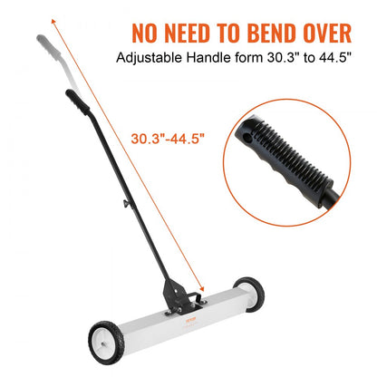 QJ8012-36 - Efficient 55Lbs Magnetic Sweeper for Quick Cleanups