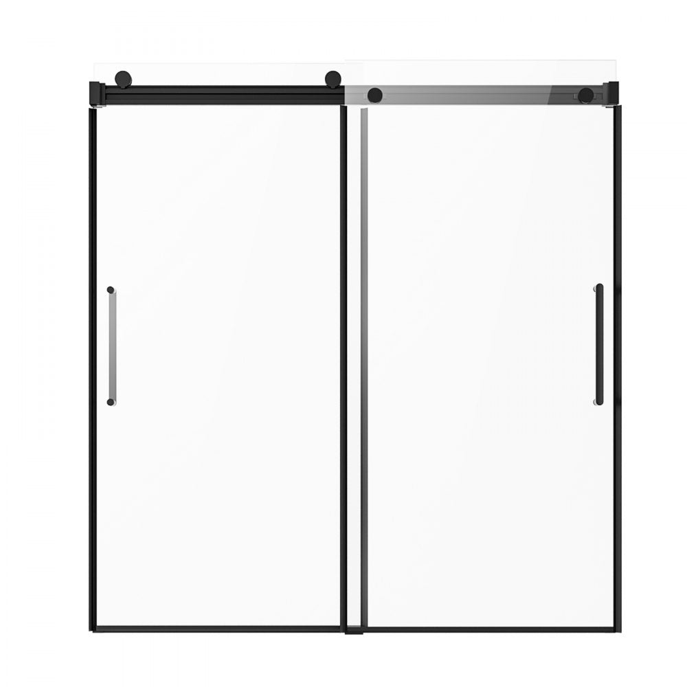 CNH-CV-S722 - 56-60 in. Frameless Sliding Bathtub Door for Modern Bathrooms