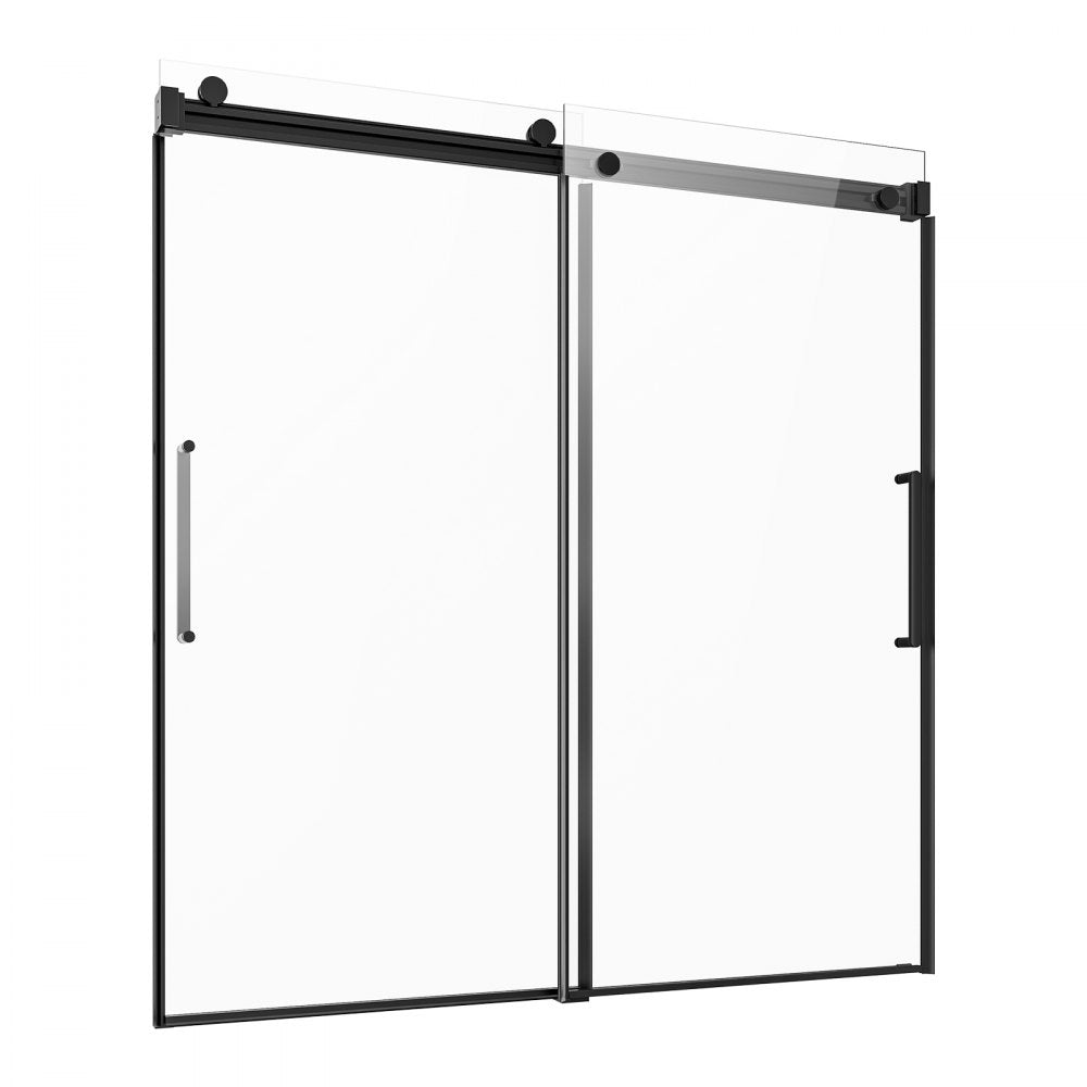 CNH-CV-S722 - 56-60 in. Frameless Sliding Bathtub Door for Modern Bathrooms