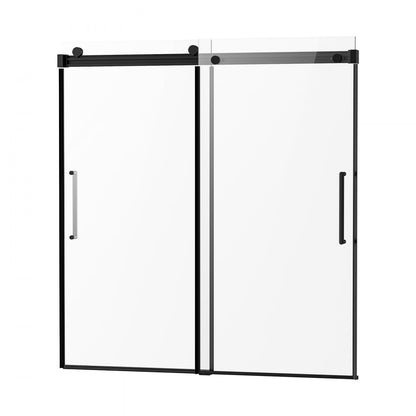 CNH-CV-S722 - 56-60 in. Frameless Sliding Bathtub Door for Modern Bathrooms
