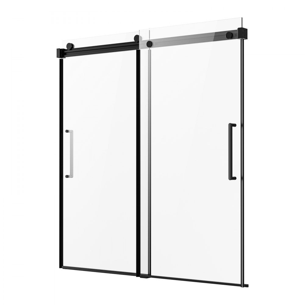 CNH-CV-S722 - 56-60 in. Frameless Sliding Bathtub Door for Modern Bathrooms