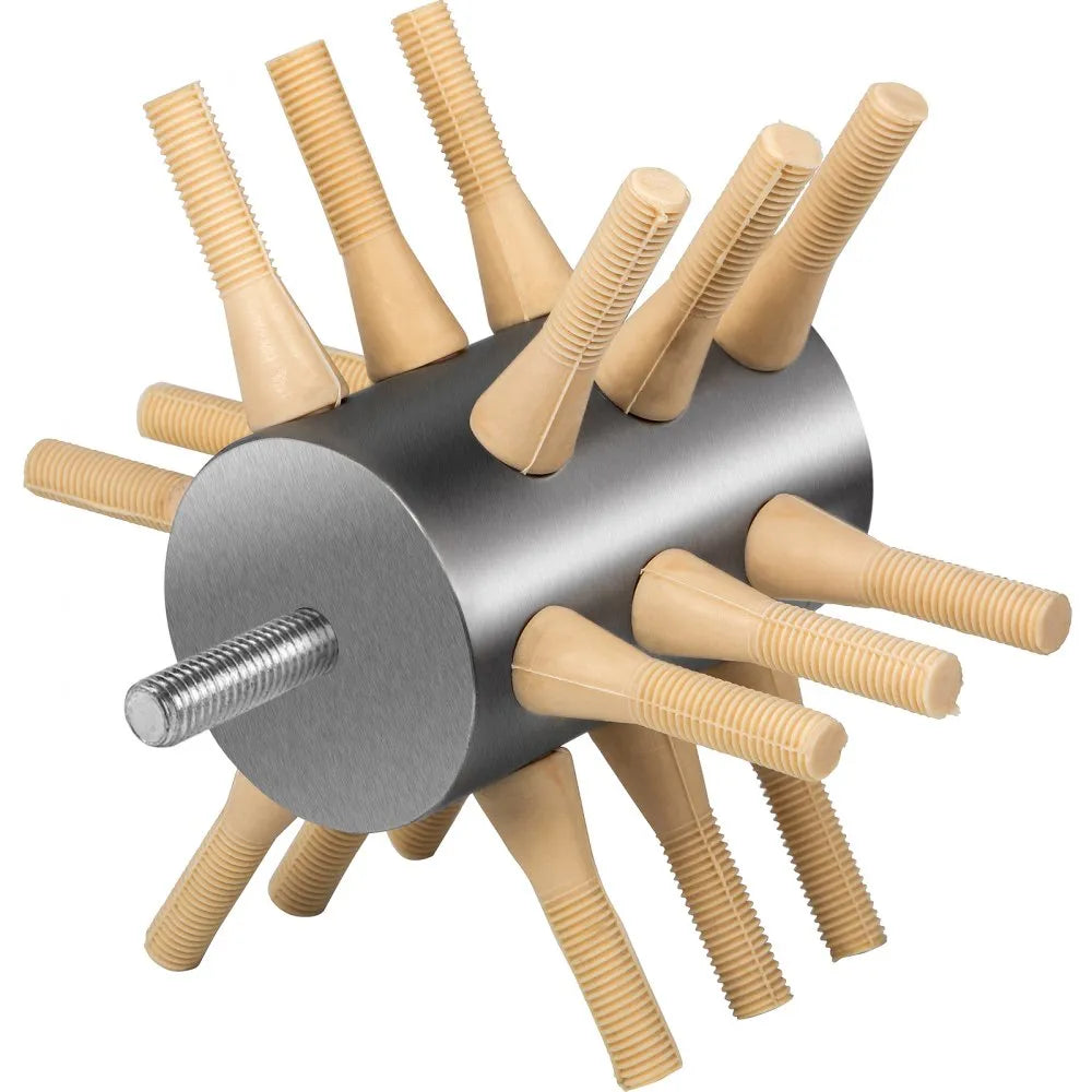 010949957028 - Durable 18-Finger Chicken Plucker Attachment for Efficient Processing