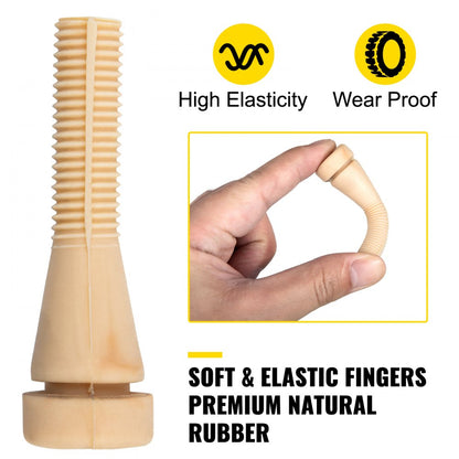 010949957028 - Durable 18-Finger Chicken Plucker Attachment for Efficient Processing