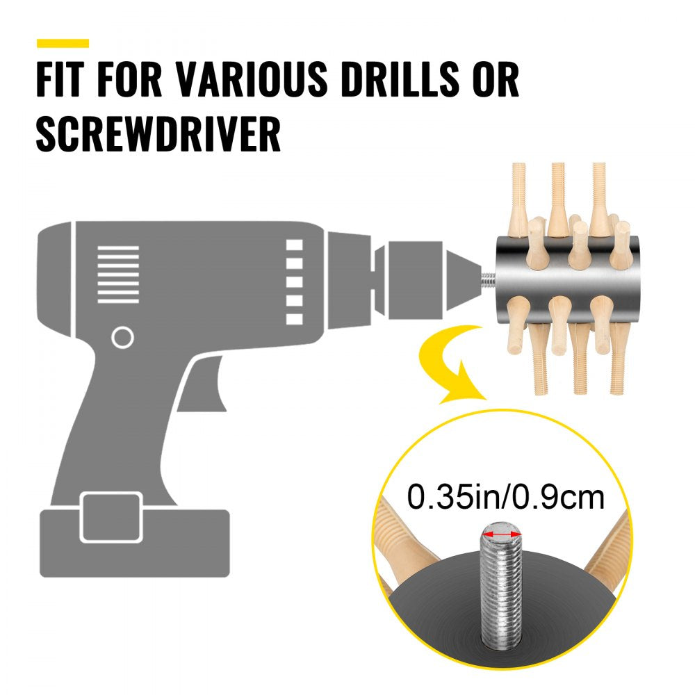 010949957028 - Durable 18-Finger Chicken Plucker Attachment for Efficient Processing