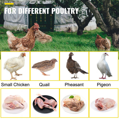 010949957028 - Durable 18-Finger Chicken Plucker Attachment for Efficient Processing