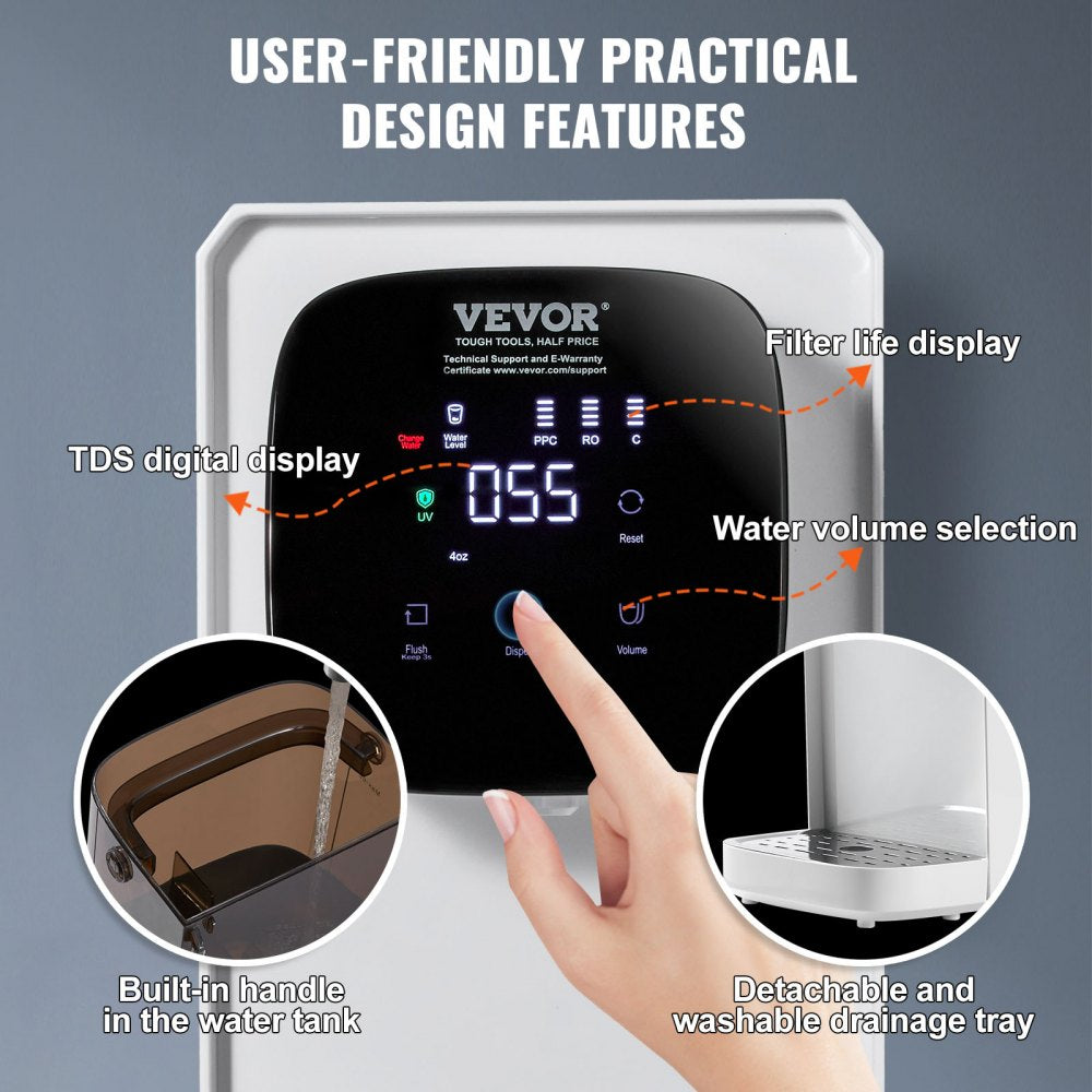M915R - 1.5 Gallon VEVOR Countertop Reverse Osmosis Water Purifier