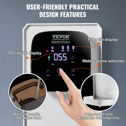 M915R - 1.5 Gallon VEVOR Countertop Reverse Osmosis Water Purifier