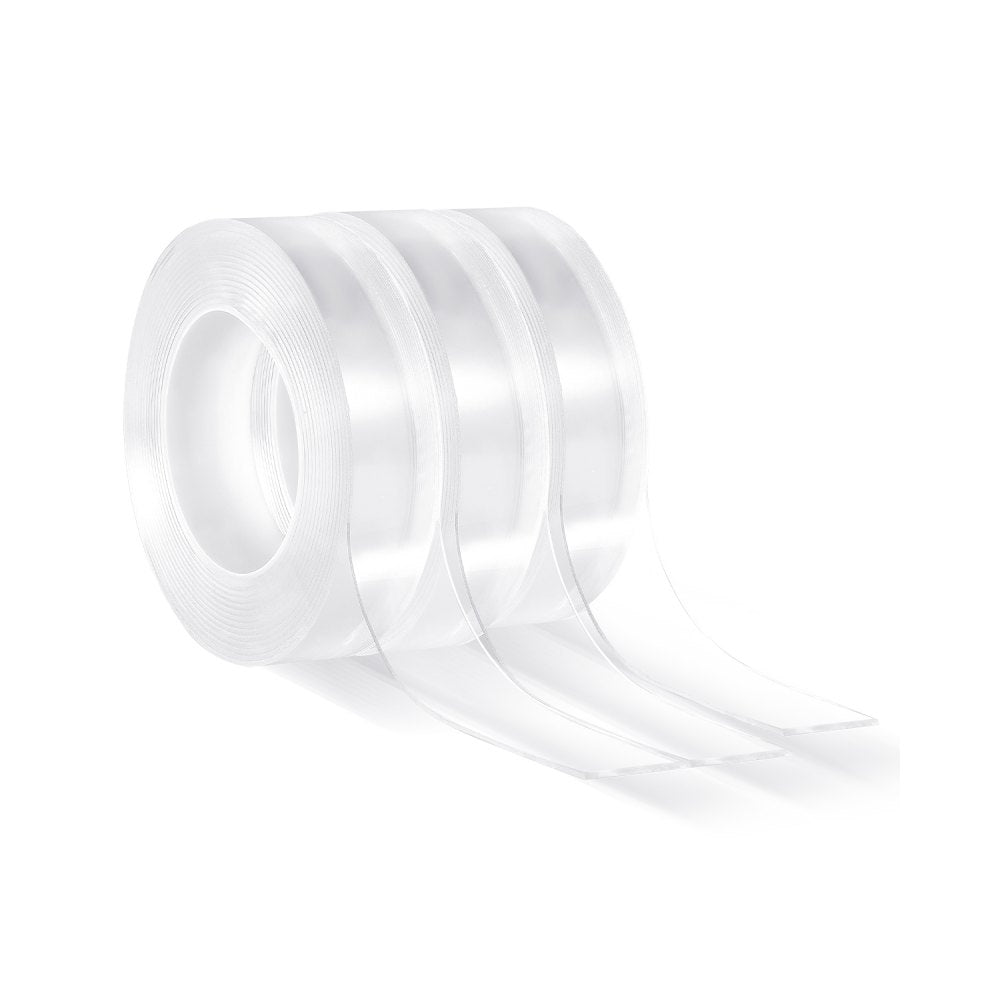 NT3W5L3P - Heavy-Duty 1.18" Double-Sided Tape, Trace-Free Adhesive, 16 ft
